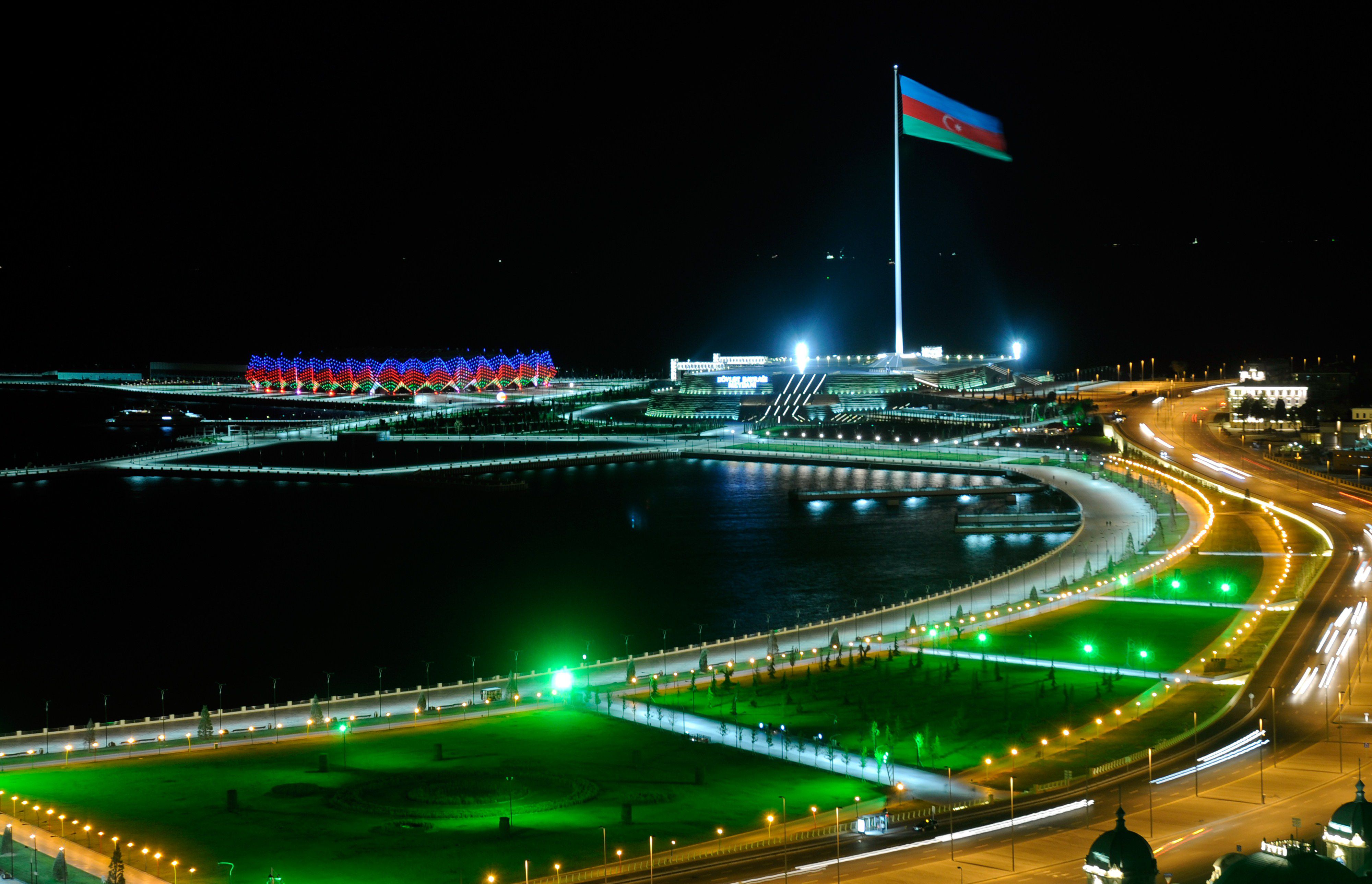 Baku at night